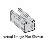 B-Line B26GRN10 Single Solid Strut Channel, 16 ga Thickness, 10 ft L