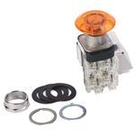 Allen-Bradley 800TC-FXJPH16RA5 800T PB, 30mm Push Pull Device, No Twist Release, 120V AC 50/60 Hz, 2 Pos., Jumbo Mushroom Cap, No Legend on Cap, Red, Transformer Type, 1 NCLB Std Contact, LED Lamp, 1 NCLB Std Contact