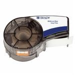 Brady® M21-250-C-342 M Series Label Cartridge, 7 ft L x 0.439 in W, Polyolefin, Black/White
