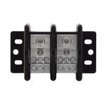 Bussmann 16021-2 Power Distribution Block, 600 VAC/VDC, 175 A, 2 Pole, 14 to 4 AWG Wire, Molded Thermoplastic