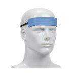 PIP® EZ-COOL® 396-500 Disposable Sponge Sweat Band, Universal, Blue, Cellulose