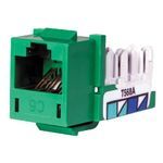 PREMISE WIRING NEXTSPEED® XCELERATOR™ HXJ6GN Standard Universal Modular Jack, Cat 6 Module, Keystone Mounting, 1 Ports