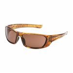 Pyramex® SCM8018D Outlander™ Dual Lens Sporty Style Protective Glasses, Scratch-Resistant Lens Coating, Sandstone Bronze Lens, Wraparound Frame, Caramel Mixed Frame, Polypropylene Frame, Polycarbonate Lens