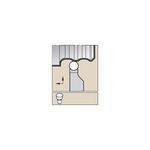 Kennametal® 1291035 K-Lock™ Indexable Turning Toolholder, TRAO Tool Holder, Insert Compatibility: RC..23, Right Hand Cutting Direction, 1 in H x 1 in W Shank, 0 deg Neutral Rake, 6 in OAL