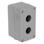PREMISE WIRING HI24XGY 2-Port Surface Mount Box, For Use With All HI-IMPACT™ Media, Surface Mount, ABS