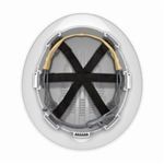 JSP® Evolution® 280-EV6141-LY 6141 Deluxe Full Brim Non-Vented Hard Hat, Fits Minimum Hat Size: 20-7/8 in, Fits Maximum Hat Size: 25 in, HDPE, 6-Point Polyester Strap Suspension, ANSI Electrical Class Rating: Class E, ANSI Impact Rating: Type 1