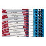 Brady® BBP® 33 PermaSleeve® B33-125-2-342 Single Sided Wire Marker Sleeve, 2 in W, 22 to 16 AWG Wire, B-342 Polyolefin