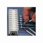 Brady® SCN36-G Clip-Sleeve™ SCN Pre-Printed Wire Marker, 0.036 to 0.413 in Wire, G Legend, Black Legend, White Marker, Nylon