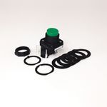 Rockwell Automation 800H-BR2 Non-Illuminated Pushbutton Operator, 30.5 mm, Black
