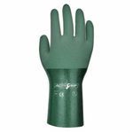 G-Tek® ActivGrip™ 56-AG566-M Supported Work Gloves, Fully Coated Glove, Seamless Style, M, Nitrile Palm, Nitrile, Green, Open Cuff, Nitrile Coating, Resists: Abrasion, Cut, Puncture and Tear, Cotton Lining