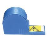 Panduit® PLD-56 Pre-Printed Electrical Label, 1 in L x 1-1/2 in W, Legend: High Voltage Symbol, Black on Yellow Legend/Background, Polyester, 200 Labels