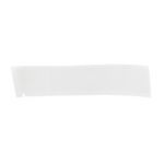 Brady® M-53-427 M Series Self-Laminating Square Wire and Cable Label, 1 in W, Black on White/Clear Legend/Background, B-427 Vinyl