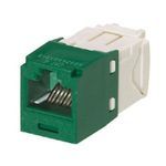 Panduit® CJ688TGGR TX6™ PLUS 8-Position 8-Wire RJ45 Universal TG Style UTP Jack Module, Cat 6/Mini-Com® Module, 1 Ports