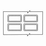 Brady® THT-22-428-2 MetaLabel® Printer Label, 3/4 in L x 1-1/4 in W, Silver Legend/Background, B-428 Polyester