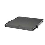 PREMISE WIRING FCR1U3SP 1-Unit Unloaded OptiChannel™ Fiber Optic Enclosure, 22.2 in H x 22.3 in W x 4.9 in D, Rack Mount, Composite/Steel, Black/Metallic