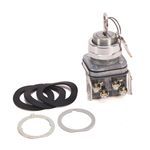 Rockwell Automation 800T-E14A Non-Illuminated Twist/Key Release Switch, 30.5 mm, 1NO-1NC Contact Configuration, Standard Head Operator