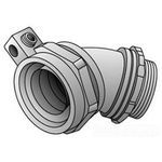 O-Z/Gedney 4Q-450L Ground-Tite® Conduit Connector, 1/2 in Trade, For Use With Liquidtight Flexible Metallic Conduit, Malleable Iron, Electroplated Zinc