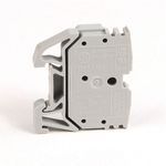 Rockwell Automation Spring Clamp Terminal Block,Mini rail mount, Feed-Through Block,2.5 mm (# 22 AWG - # 14 AWG),Standard Feedthrough,Gray (Standard),