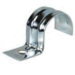 AMERICAN FITTINGS CSE 501 Industrial SPEC-grade™ 1-Hole Conduit Strap, 1/2 in, For Use With: EMT Conduit, Steel, Bright Electroplated Zinc