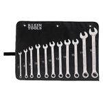 Klein® 68502 Combination Wrench Set, System of Measurement: Metric System of Measurement, 11 Piece, 7 to 19 mm Size
