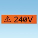 Panduit® T050X000VPC-BK P1™ Continuous Cassette Tape, 25 ft L x 1/2 in W, Vinyl, Vinyl Backing