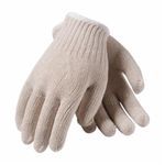 PIP® 35-C110-L Medium Weight Work Gloves, Seamless Style, L, Cotton/Polyester, Natural, Knit Wrist/Seamless Cuff