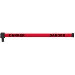 Banner Stakes PL4161-DS PLUS Red Double-Sided "Danger" Banner (Pack of 5), Includes: 5 PLUS Banner Head, Belt Length 15 ft, Suitable for Indoor/Outdoor Use