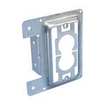 Caddy® MP1S Mounting Plate, For Use With Low Voltage Class 2 Outlets, Flush Mount, Steel