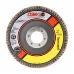 CGW® 31015 Contaminate-Free Premium Regular Coated Flap Disc With Grinding Aid, 4-1/2 in Diameter Disc, 7/8 in Center Hole, 80 Grit, Medium Grade, Zirconia Alumina Abrasive, Type 27/Depressed Center Flat Disc