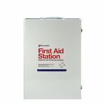 First Aid Only® 6175 Industrial First Aid Kit, Wall Mounting, 762 Components, Steel Case, 15-1/4 in H x 5-3/4 in W x 23 in D