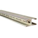 Superstrut® A1202HS-10GR A Series Back to Back Combination Half Slotted Metal Channel, 9/16 x 1-1/8 in Slot, 2 in Slot Spacing, 12 ga Thickness, 10 ft L