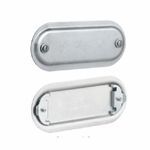 Killark® Duraloy® 7 370SA Conduit Body Cover, 1 in Hub, For Use With: Duraloy 7® Series Fitting, Aluminum, Natural