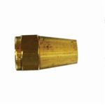 Midland Industries 10002 Long Rod Nut, Nut, 3/16 in, 45 deg Flare Threaded UNF End Style, Brass