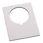 Rockwell Automation 800H Legend Plate,Jumbo,Blank,White