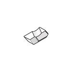 Kennametal® Top Notch™ 1182381 Flat Top Grooving Insert, NG Insert, 1 Insert, Left Hand Cutting Direction, 0.062 in Cutting Width, Manufacturer's Grade: K68, Uncoated, Material Grade: C3