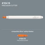 Slice™ 10416 Precision Cutter, Zirconium Oxide Micro-Ceramic Blade, 1.07 in L Blade, Fixed Position Handle