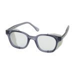 Bouton® 249-5907-400 5900 Dual Lens Traditional Protective Glasses, Anti-Fog, Clear Lens, Full Framed Frame, Smoke, Propionate Frame, Polycarbonate Lens, ANSI Z87.1+