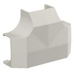 PREMISE WIRING PW2TC Extruded Full Capacity Non-Metallic Standard Tee Fitting, For Use With: WallTrak® PW2 Latching Non-Metallic Raceway, Office White