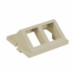 Wiring Device-Kellems iSTATION™ IM2KA15EI Angled AV Unloaded Module, ABS, Electric Ivory