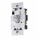 Bryant Electric tradeSELECT® RAY600PW Standard Dimmer Switch, 120 VAC, 5 A, 1 Pole, White