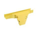 Panduit® FiberRunner® FVTHD2X2YL Vertical Tee Fitting, For Use With 1x2 Fiber-Duct™ Spillout, ABS, Yellow