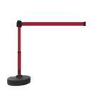 Banner Stakes PL4099 PLUS Barrier Set, Blank Red Banner, Includes: 1 PLUS Stanchion, 1 PLUS Base, 1 PLUS Banner Head, Belt Length 15 ft, Suitable for Indoor/Outdoor Use