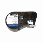 Brady® CleanLift™ M-11-498 M Series Label Maker Cartridge, 3/4 in L x 1/2 in W, Vinyl Cloth, Black on White