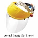 Gateway Safety® 677 Venom® Headgear, Yellow, HDPE, For Use With: 675 and 685 Visors, Ratchet Adjustment