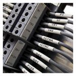Brady® BMP® 71 PermaSleeve® BM71-94-1-342 Single Sided Wire Marker Sleeve, 1 in W, 28 to 20 AWG Wire, B-342 Polyolefin