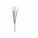 CCI® 511124601 Type CM CL2 Non-Plenum Unshielded Security Cable, 300 VAC, (4) 22 AWG Bare Stranded Copper Conductor, 1000 ft Coil L