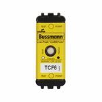 Edison Low-Peak™ CUBEFuse™ TCF6 Current Limiting Inrush Current Withstand Time Delay Fuse, 6 A, 600 VAC/300 VDC, 300/100 kA Interrupt, Class: CF, Square Body
