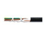 SUPERIOR ESSEX® 110126G01 OM1 Loose Tube Multi-Mode Non-Armored Fiber Optic Cable, 12 Fiber, 62.5 um Core, 3300 ft L, Black Jacket