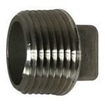 Midland Industries 62654 Square Head Plug, 3/4 in Nominal, NPT End Style, SCH 40, 150 lb, 304 Stainless Steel, Import