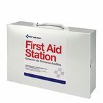 First Aid Only® 6135 Industrial First Aid Station, Wall Mounting, 446 Components, Steel Case, 15-1/2 in H x 10-3/4 in W x 4-3/4 in D